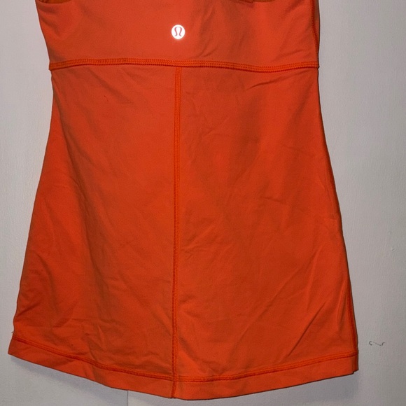 Lululemon Athletica Vibrant Orange Halter Tank Top - Picture 5 of 6